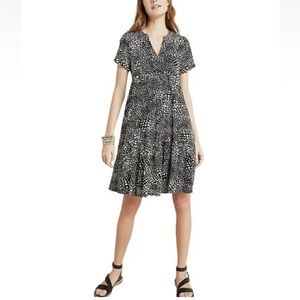 Maeve by Anthropologie Sacha Tiered Textured Tunic Babydoll Dress Size XS